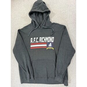 AFC Richmond Screened Ted Lasso Soccer Hoodie Sweatshirt (Men's XL) Gray